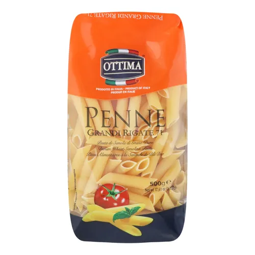 Паста італійська з твердих сортів пшениці Penne Grandi Rigate 71 Ottima м/у 500г