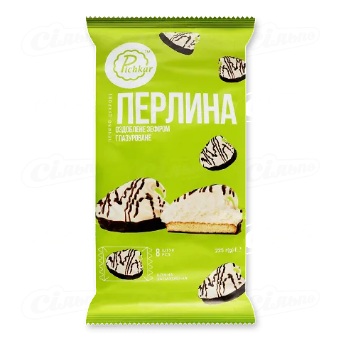 Печиво Pichkar Перлина цукрове оздоблене зефіром, 225г