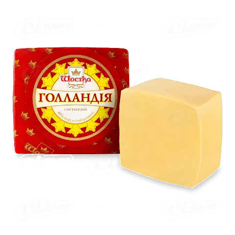 Сир твердий «Шостка» «Голландія» 45%, кг