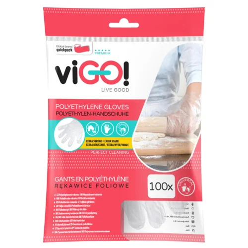 Рукавички господарські viGO! поліетиленові 100шт