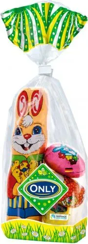Шоколад молочний подарунковий Заєць Only 100г