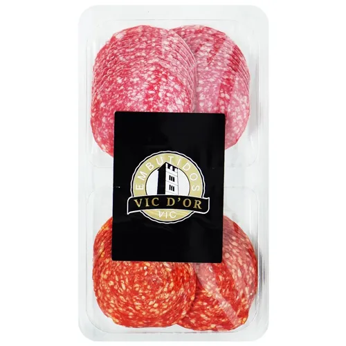 Нарізка Vic D'or Ковбаса Салямі 75г + Чорізо Памплона 75г