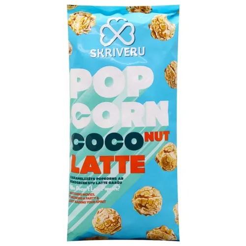 Карамелізований попкорн SKRIVERU GOTINA зі смаком кокосового латте 120г