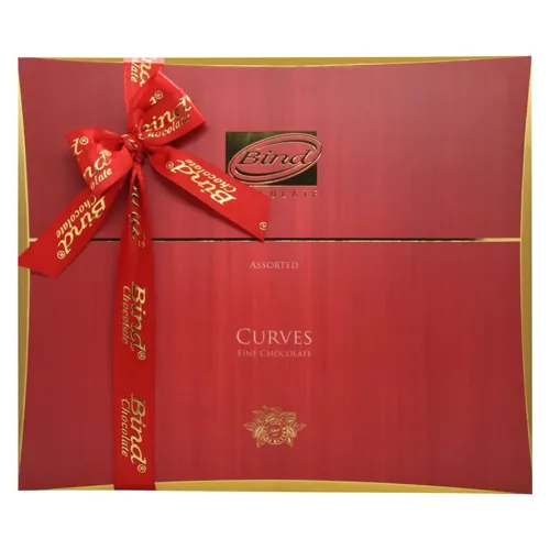 Цукерки Bind Chocolate Curves Fine Chocolate Асорті шоколадні 320г