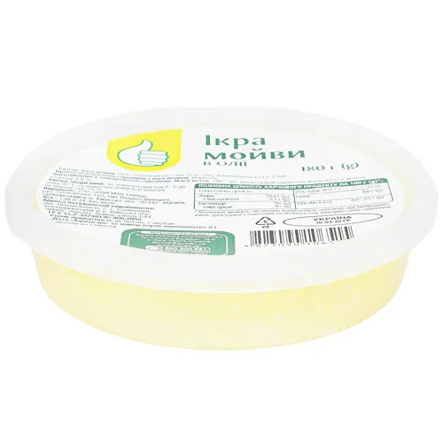 Ікра мойви в олії 180г