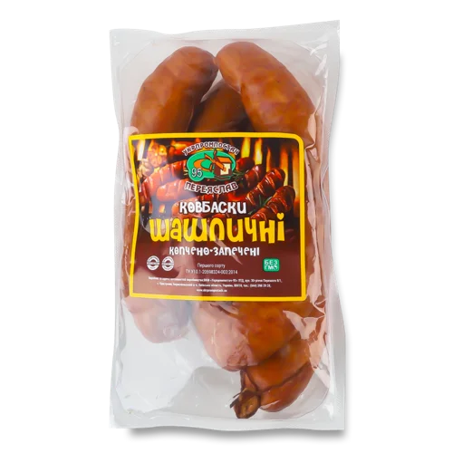 Ковбаски Шашличні Напівкопчені Укрпромпостач-95, кг