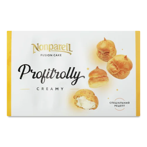 Тістечко Creamy Profitrolly, Вищого Ґатунку, Картонна Упаковка, 0.15 кг