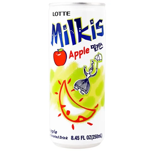 Напій газований Lotte Milkis Apple 250мл