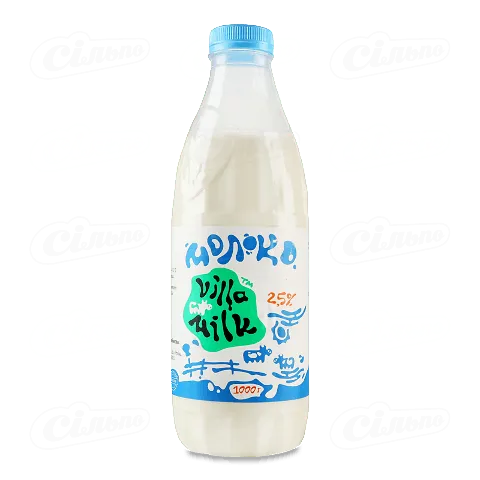 Молоко Лавка традицій VillaMilk пастеризован 2,5%, 1л