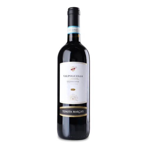 Вино Червоне Сухе В/ґ Valpolicella Superiore Tenuta Marcati, 0.75л, 13.5%