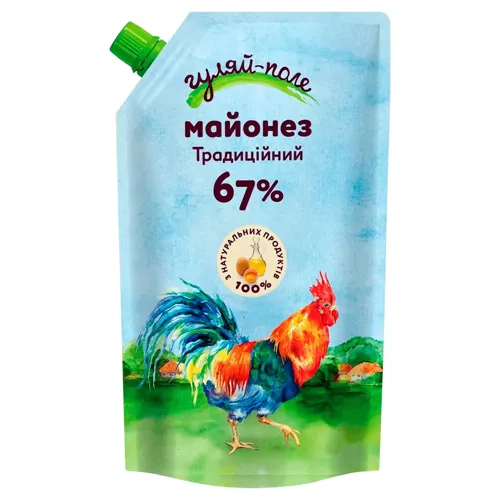 Майонез Гуляй-Поле Традиційний 67% 170г