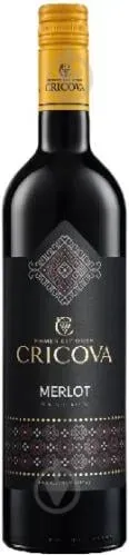 Вино червоне сухе Cricova Merlot Національне 0.75л
