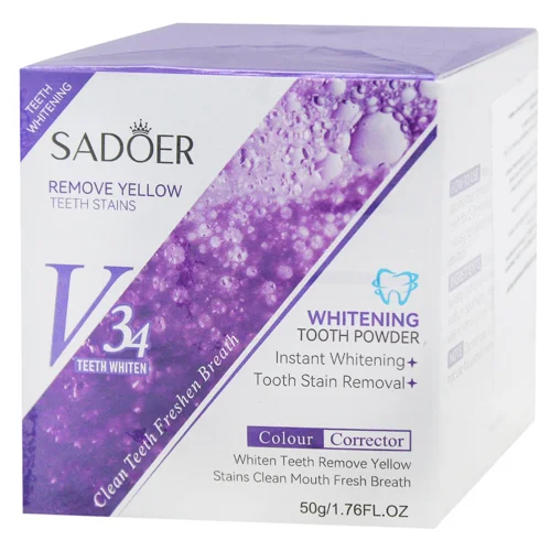Зубний порошок Sadoer Відбілюючий V34 50г