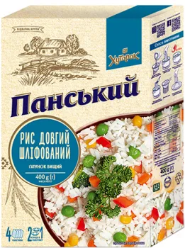 Рис Хуторок панський довгий шліфований 400г