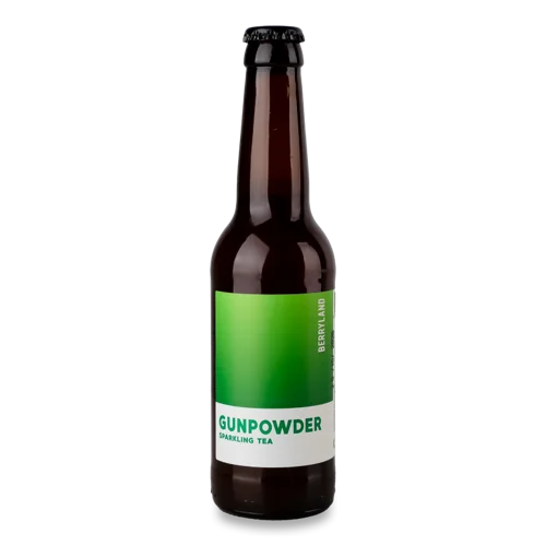 Напій Безалкогольний Ферментований Чай Газований Gunpowder Berryland, 0.33л