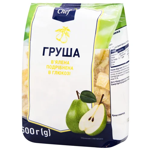Груша Metro Chef в`ялена подрібнена в глюкозі 500г