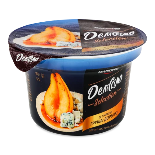 Десерт Кисломолочний Груша-Дорблю Selection Деліссімо, 180г