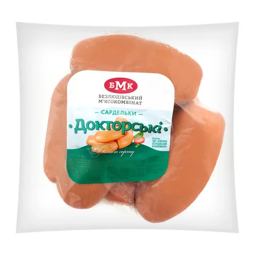 Сардельки БМК Лікарські вищий гатунок