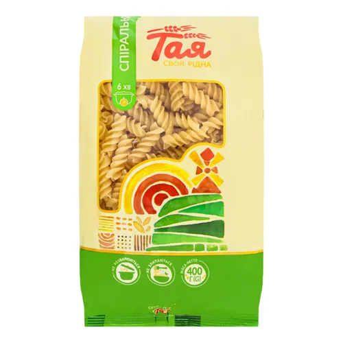 Вироби макаронні Спіралька Тая м/у 400г