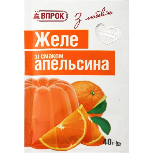 Желе Впрок зі смаком Апельсина 40г