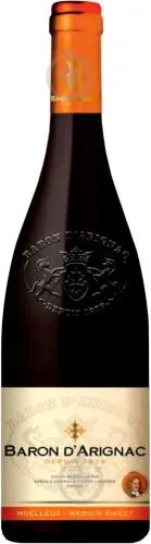 Вино червоне напівсолодке Rouge Medium Sweet, Baron d'Arignac 0,750