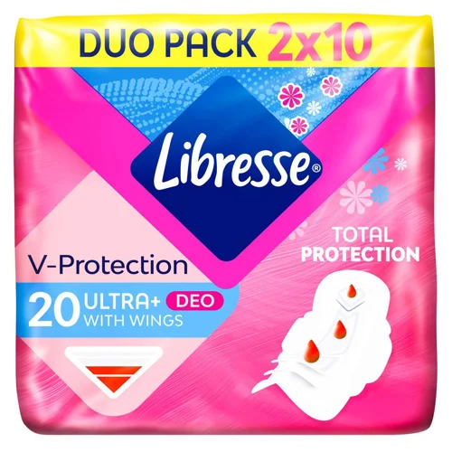 Прокладки гігієнічні Libresse Ultra Normal Deo 4 краплі 20шт