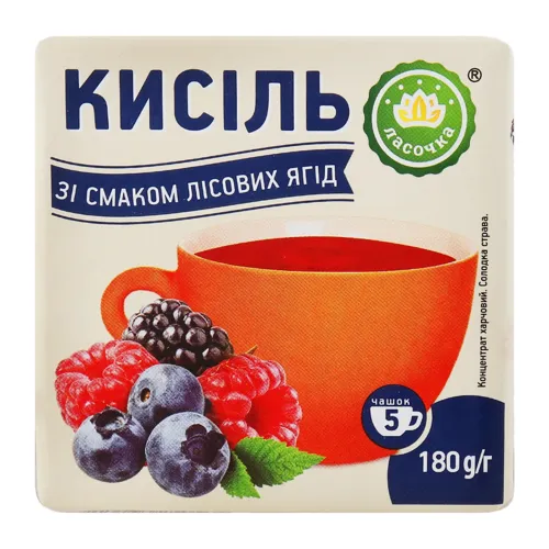 Кисіль Лісова ягода Ласочка м/у 180г
