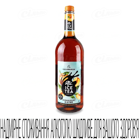 Напій слабоалкогольний Katlenburger Alc.Ice tea персик, 1л