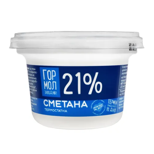 Сметана 21% ГМЗ ст 200г