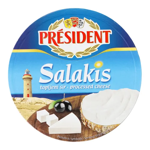 Сир плавлений 35% з сиром Фета Salakis President