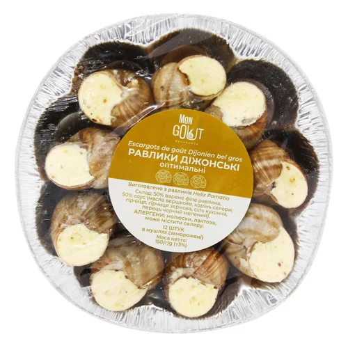 Равлики Mon Gout діжонські оптимальні 150г