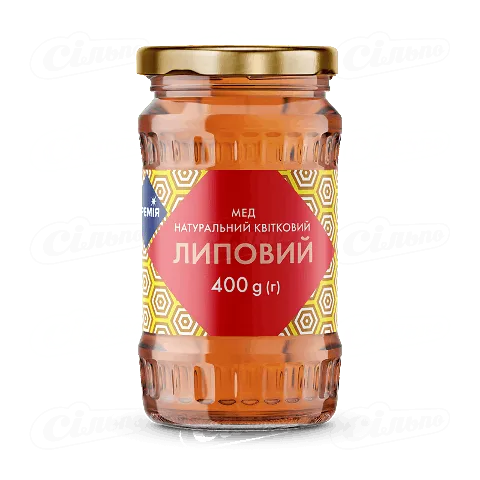 Мед «Премія»® натуральний квітковий липовий, 400г
