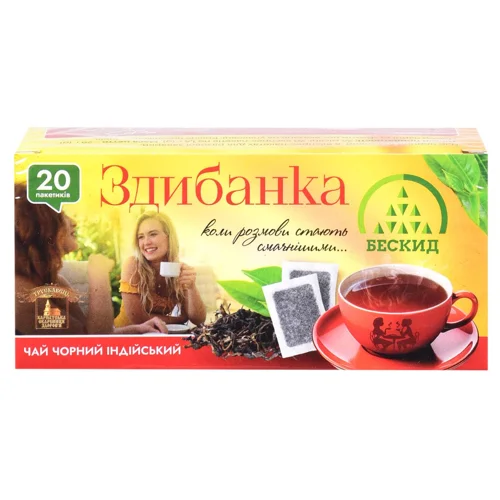 Чай чорний Бескид Здибанка 1,4г*20шт