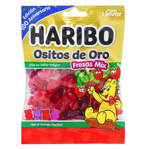 Цукерки Haribo Суничний мікс желейні 100г