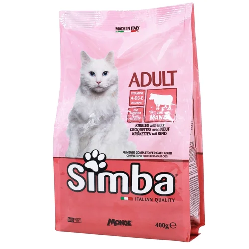 Корм сухий Simba з яловичиною для котів 400г