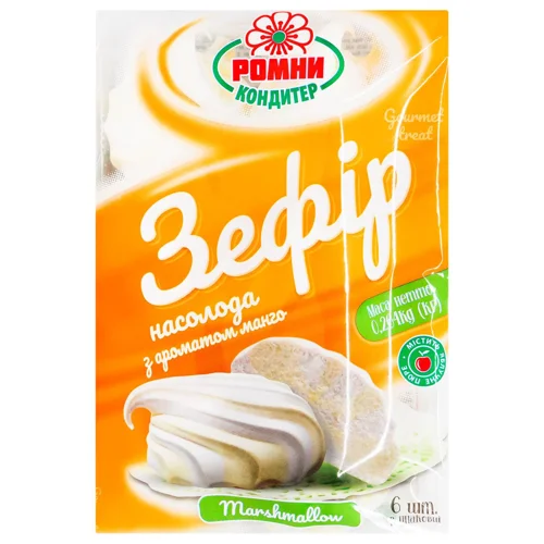 Зефір Ромни Кондитер Насолода з ароматом манго 264г