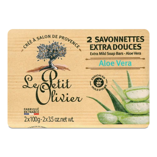 Туалетне Мило Екстра Ніжне Aloe Vera Le Petit Olivier, в/ґ, 2х100г
