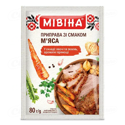 Приправа «Мівіна» зі смаком м'яса, 80г