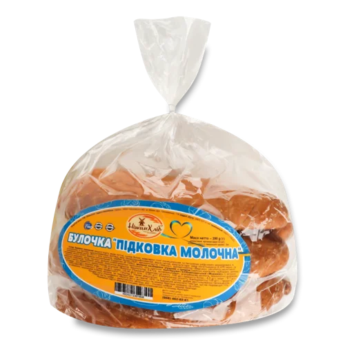 Булочка Підковка Молочна, в/ґ, НіжинХліб, 390г