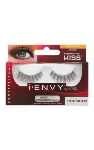 Накладні Вії KISS IEnvy Au Naturale 02, натуральна оболонка, 1 пара