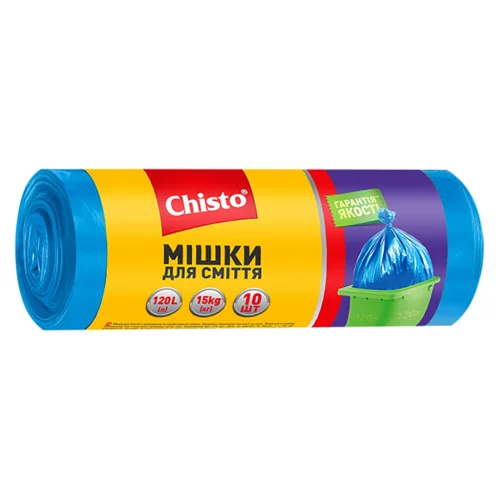 Пакети для сміття Chisto міцні 120л 10шт
