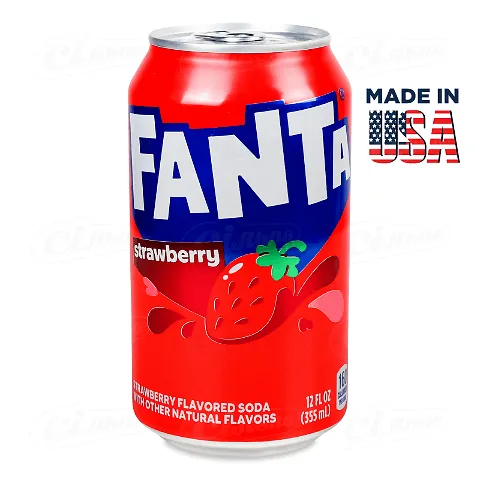 Напій Fanta Strawberry з залізній банці, 0,355л