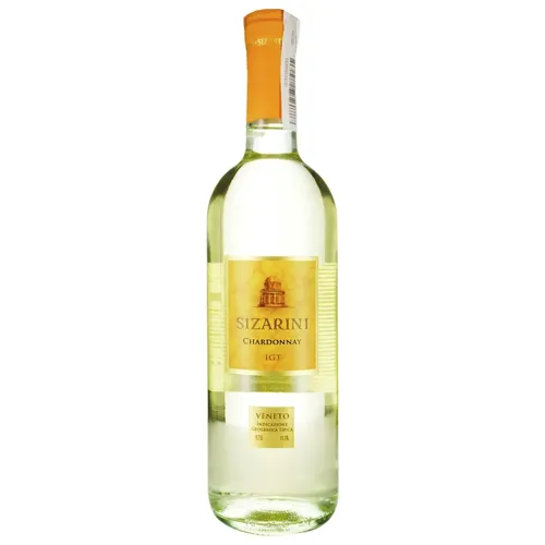 Вино Sizarini Chardonnay біле сухе 11,5% 0,75л