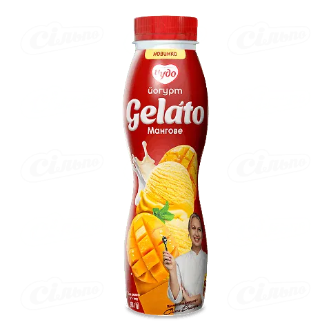 Йогурт Чудо Gelato Мангове 1,4% пл, 260г