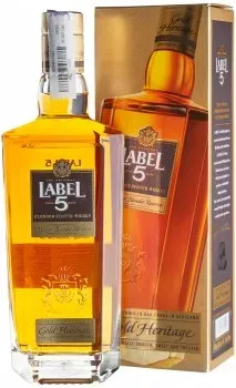 Віскі Label 5 Gold Heritage 0.7л 40% в подарунковій коробці