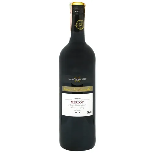 Вино Marcel Martin Merlo червоне сухе 13% 0,75л