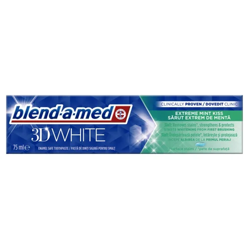 Зубна паста Blend-a-med 3D White М'ятний поцілунок 75мл