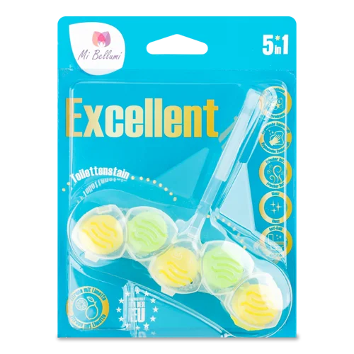 Засіб для Чищення Унітазу 5в1 Лимон і Лайм Excellent Mi Bellumi 50г