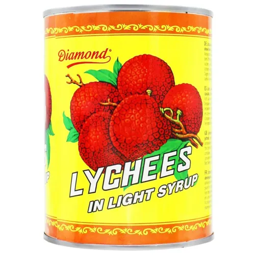 Лічі Diamond консервовані в легкому сиропі 540г