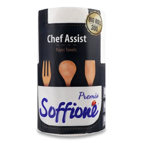 Рушники паперові 3-х шарові Chef Assist Premio Soffione, в/ґ, 1 шт